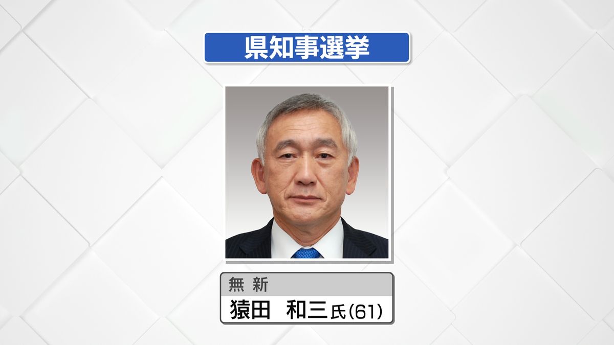 【ABSオリジナル】知事選立候補者100問アンケート 猿田和三氏