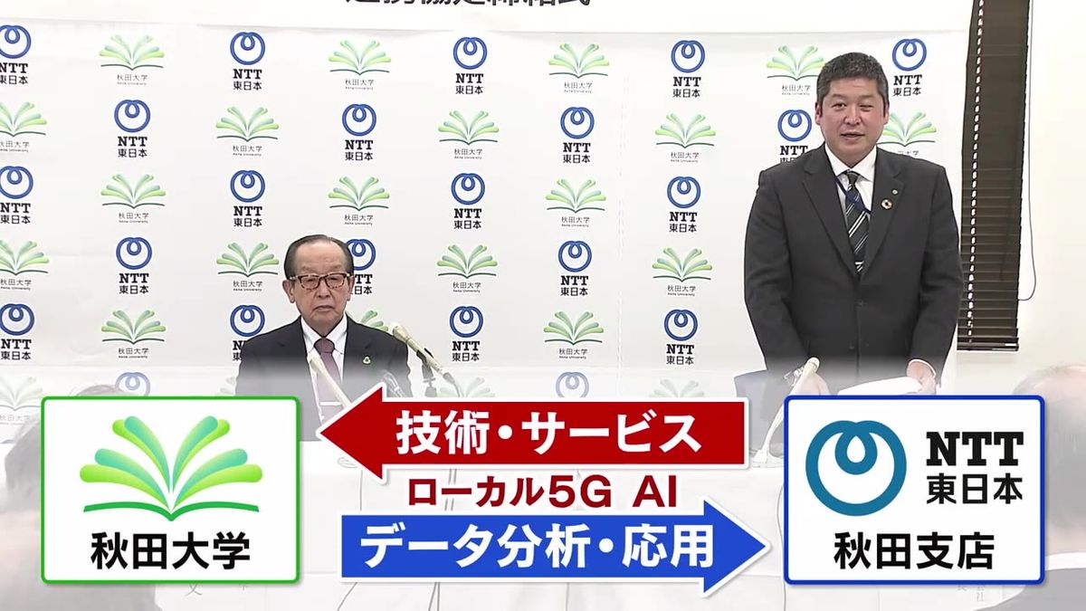 秋田大学とNTT　デジタル技術分野で人材育成へ新たに協定
