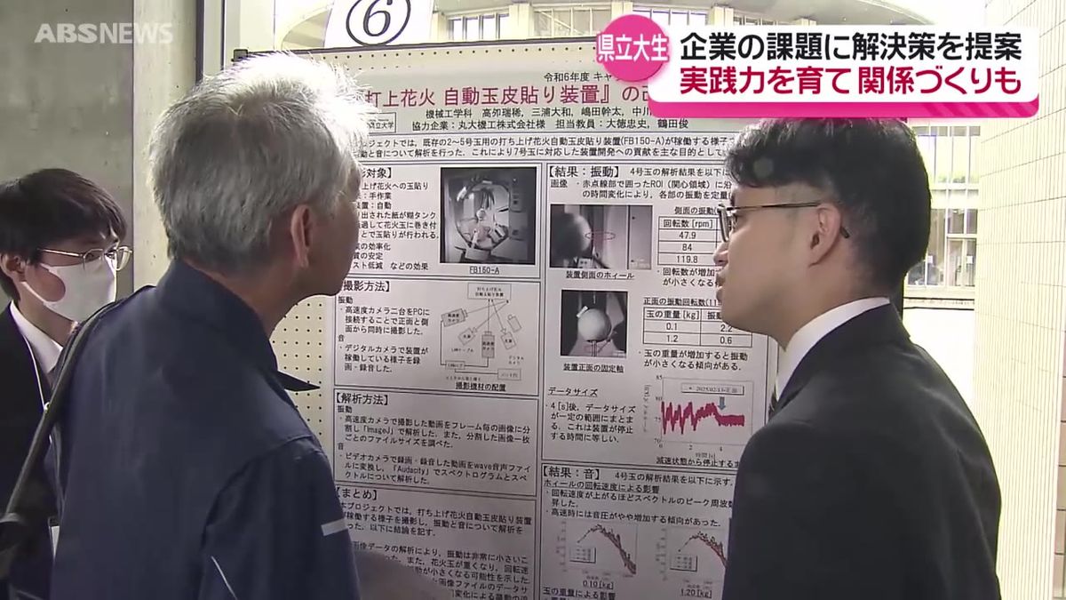 大学の専門教育の総仕上げ「キャップストーンプロジェクト」　県立大生が企業課題の解決策を考案・発表　企業担当者の反応は？　秋田