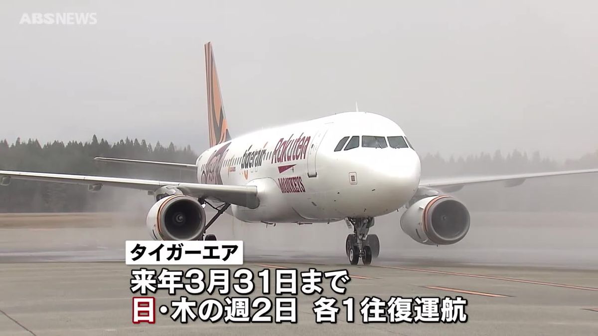 台湾チャーター便　4年ぶりに運航開始