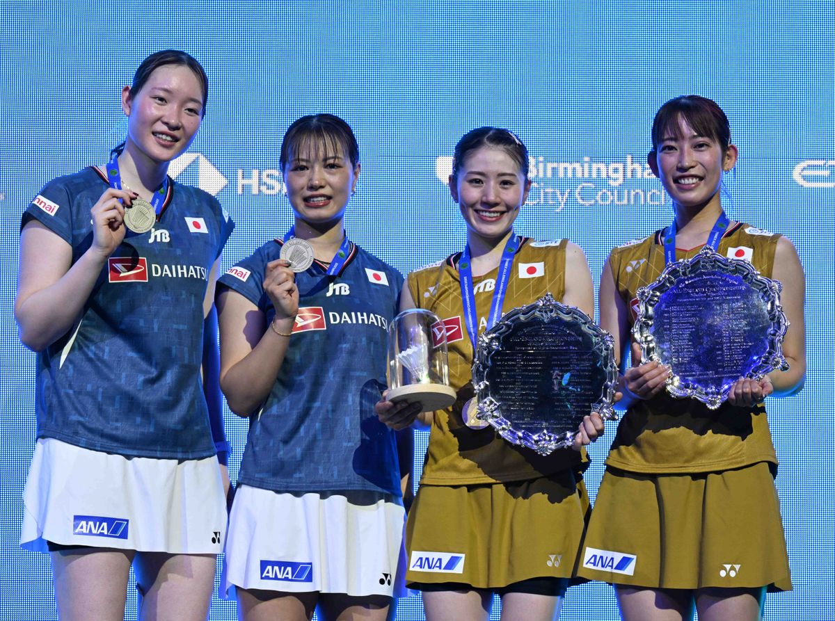 バドミントン全英オープン シダマツペアが日本人ペア同士の接戦を制し3年ぶり2回目の優勝