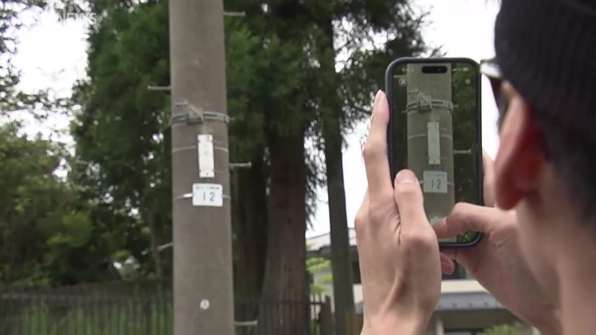 電柱を撮影するだけでインフラ点検にも⁉　スマホのゲームでイベント