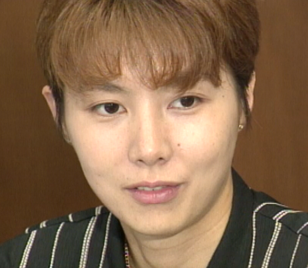 藤本選手の母　山内（旧姓）美加さん　1996年