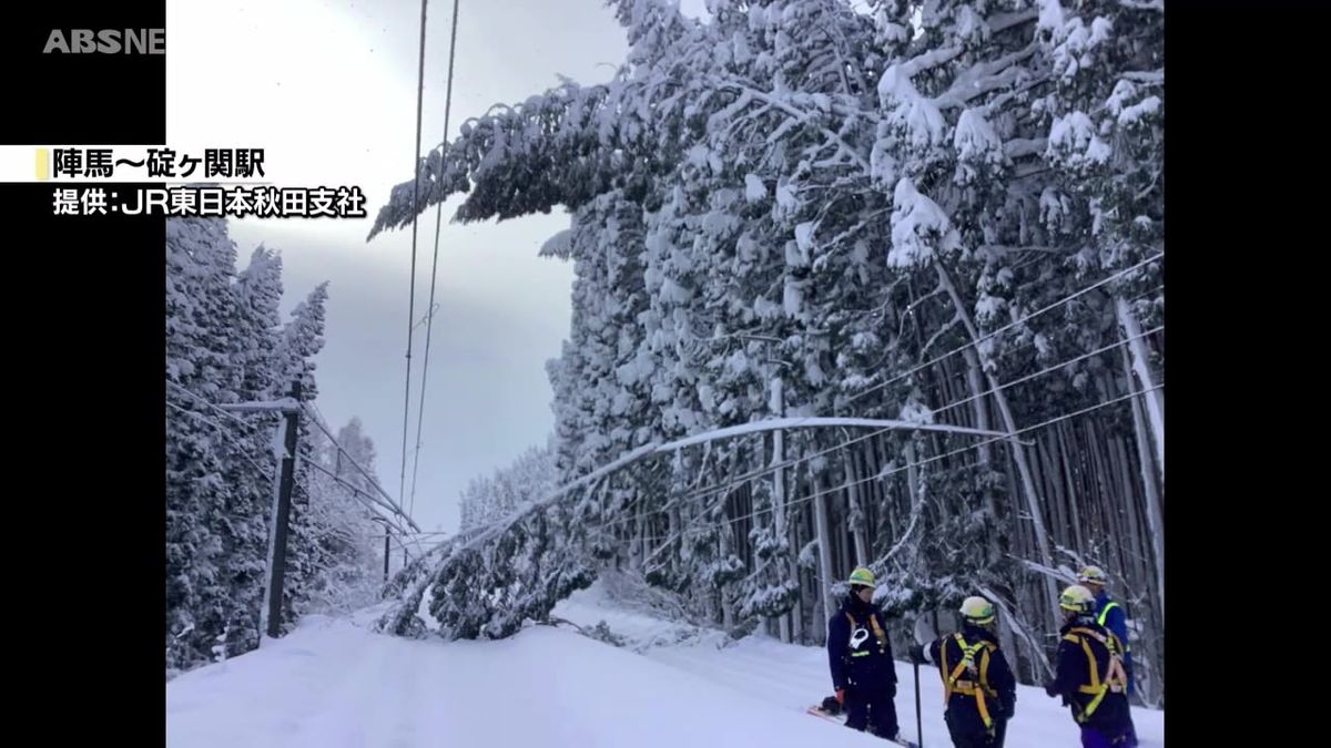 青森での大雪の影響続く　JR奥羽線の大館‐弘前は6日も運転見合わせ