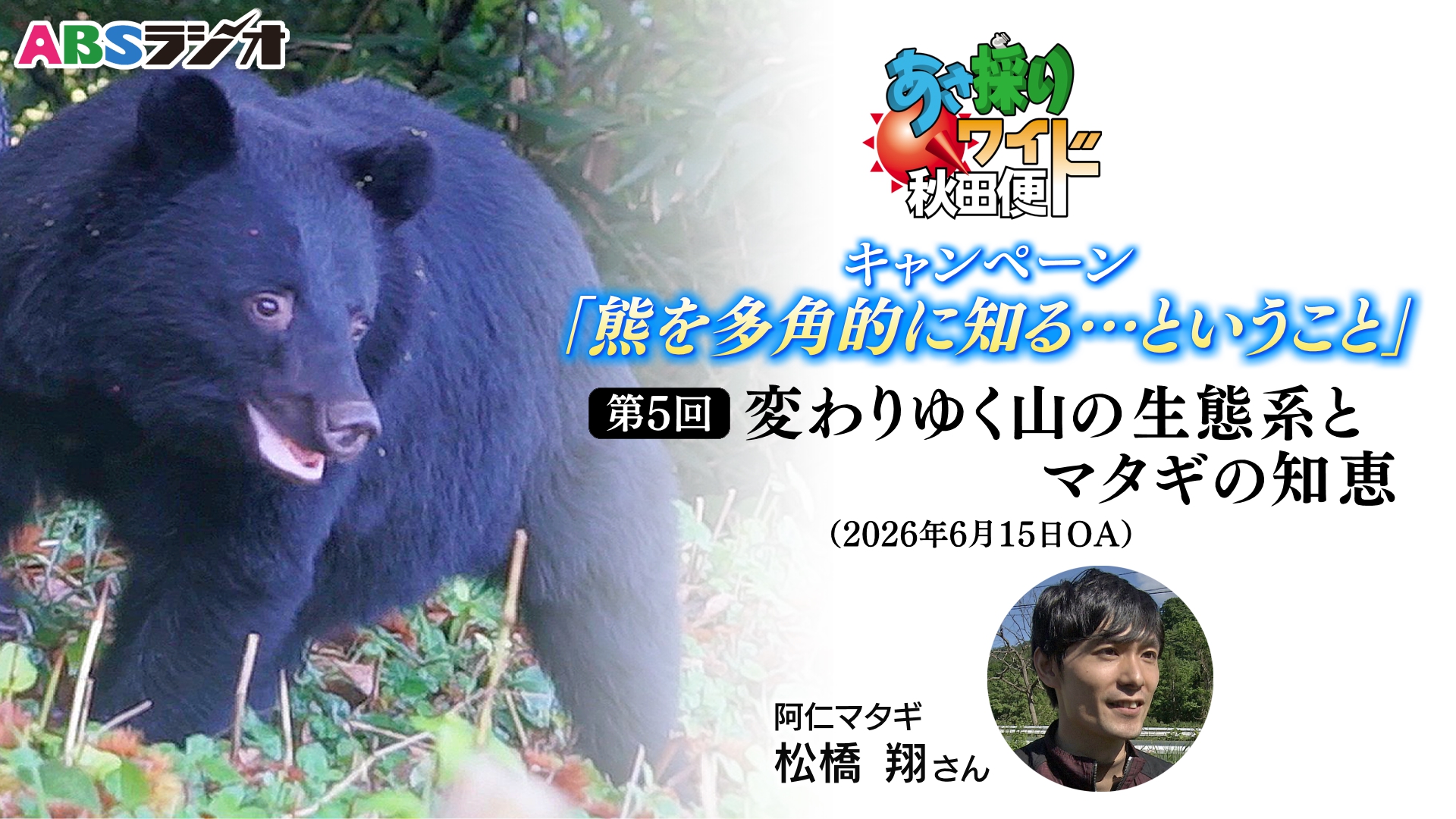 16代目「阿仁マタギ」の視点から見るクマ ”臆病”と言われながら人や