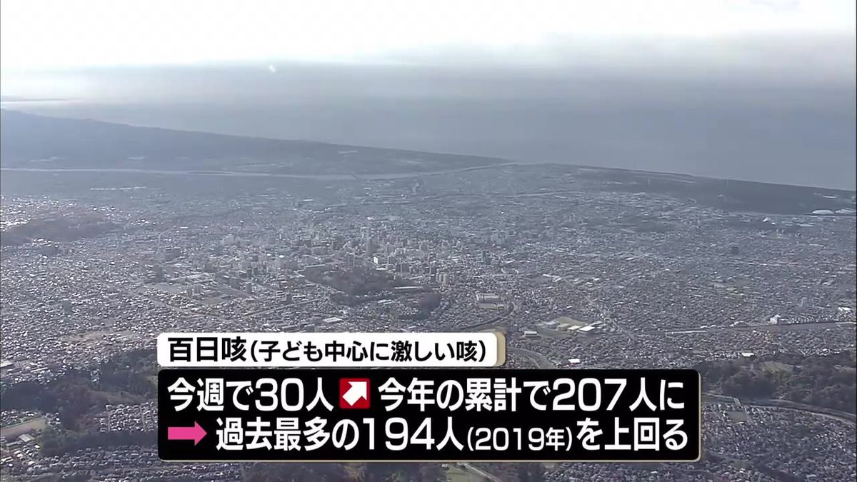「百日せき」に注意！過去にないペースで患者数が増加　「一般的なかぜ症状」は減少　秋田県