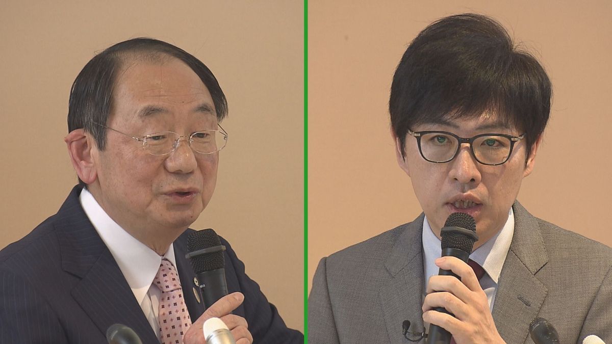 【詳報】秋田市長選挙立候補予定の2人が対面討論！　何を語ったか？