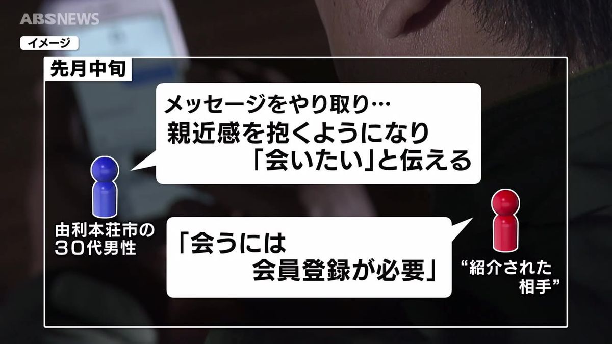 「異性と出会える」SNSの広告をきっかけに由利本荘市の男性が125万円の詐欺被害