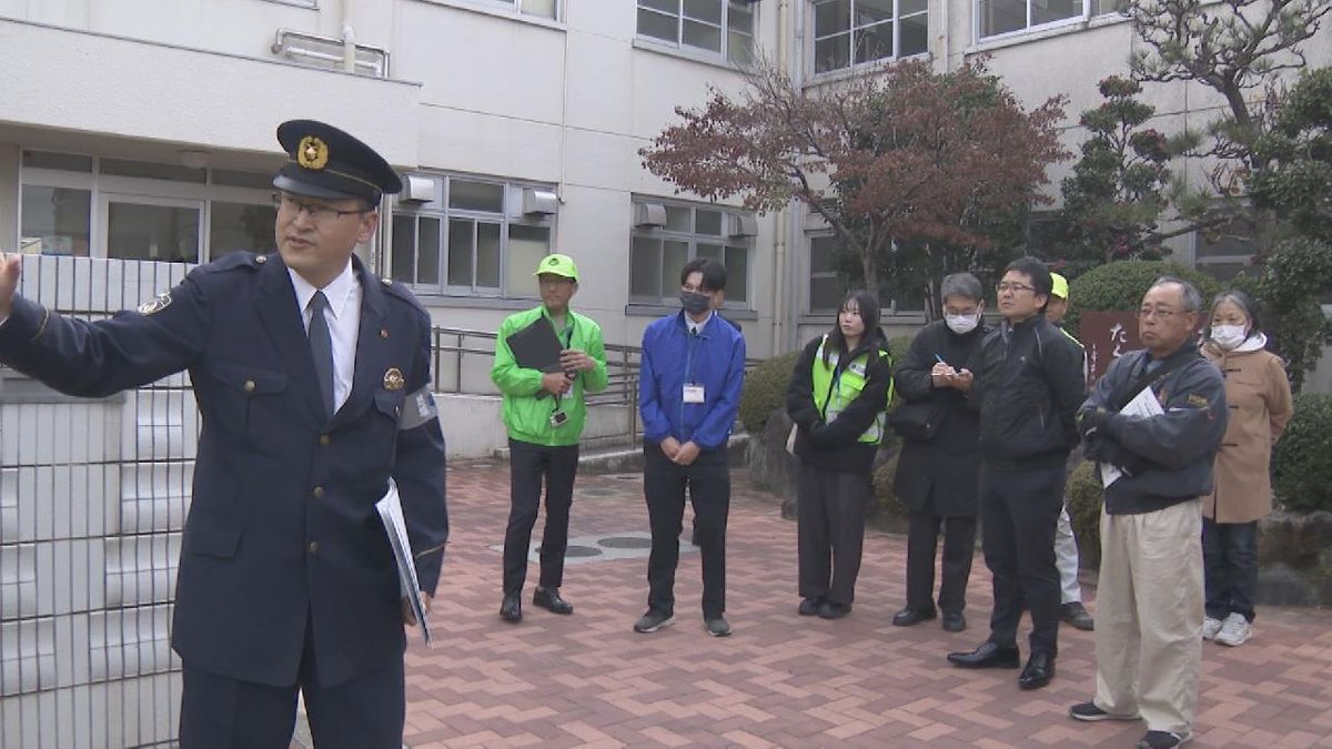 警察による防犯カメラの講習会　北九州市の中学生殺傷事件を受け　名古屋・中川区