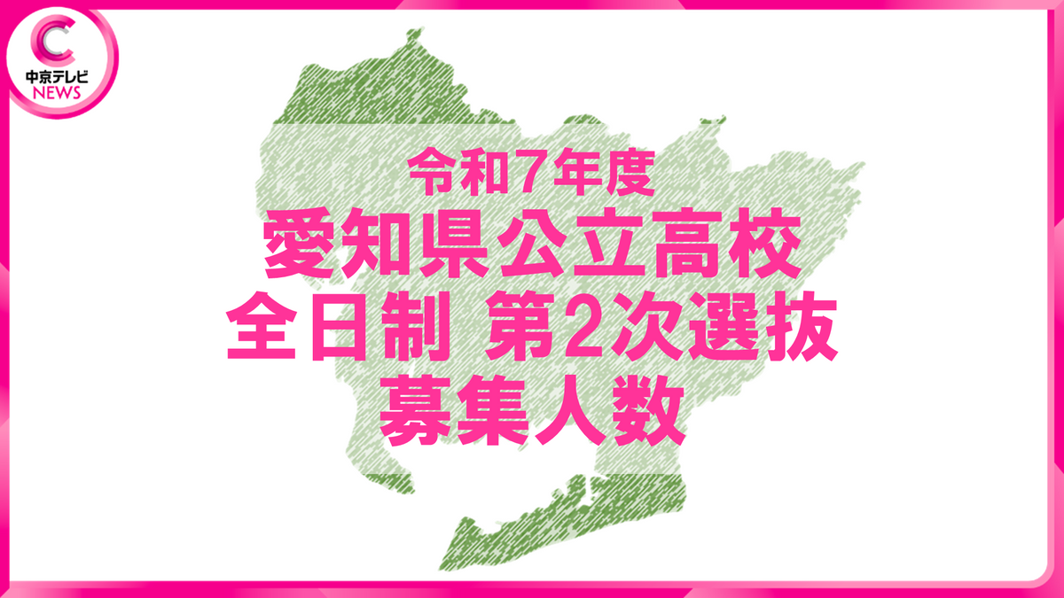 【2025年度・愛知県公立高校入試】第2次選抜の実施校と募集人員を発表　明和音楽科5人　津島国際探究科3人＜全校データ公開＞