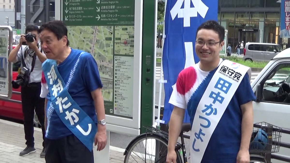 前市長の特別秘書を務めた新人・田中克和氏