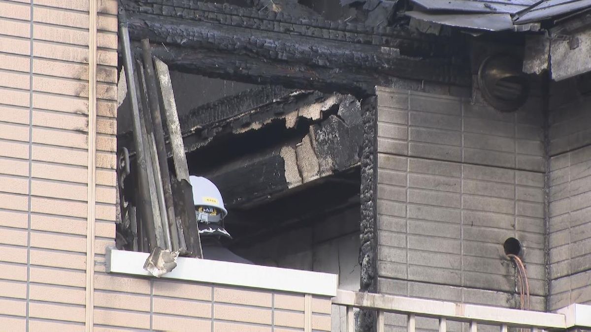 木造2階建てアパートで火事　焼け跡から性別不明の1人の遺体　住人か　愛知・碧南市