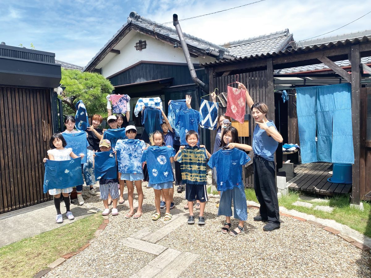 愛知県で西尾染めを体験