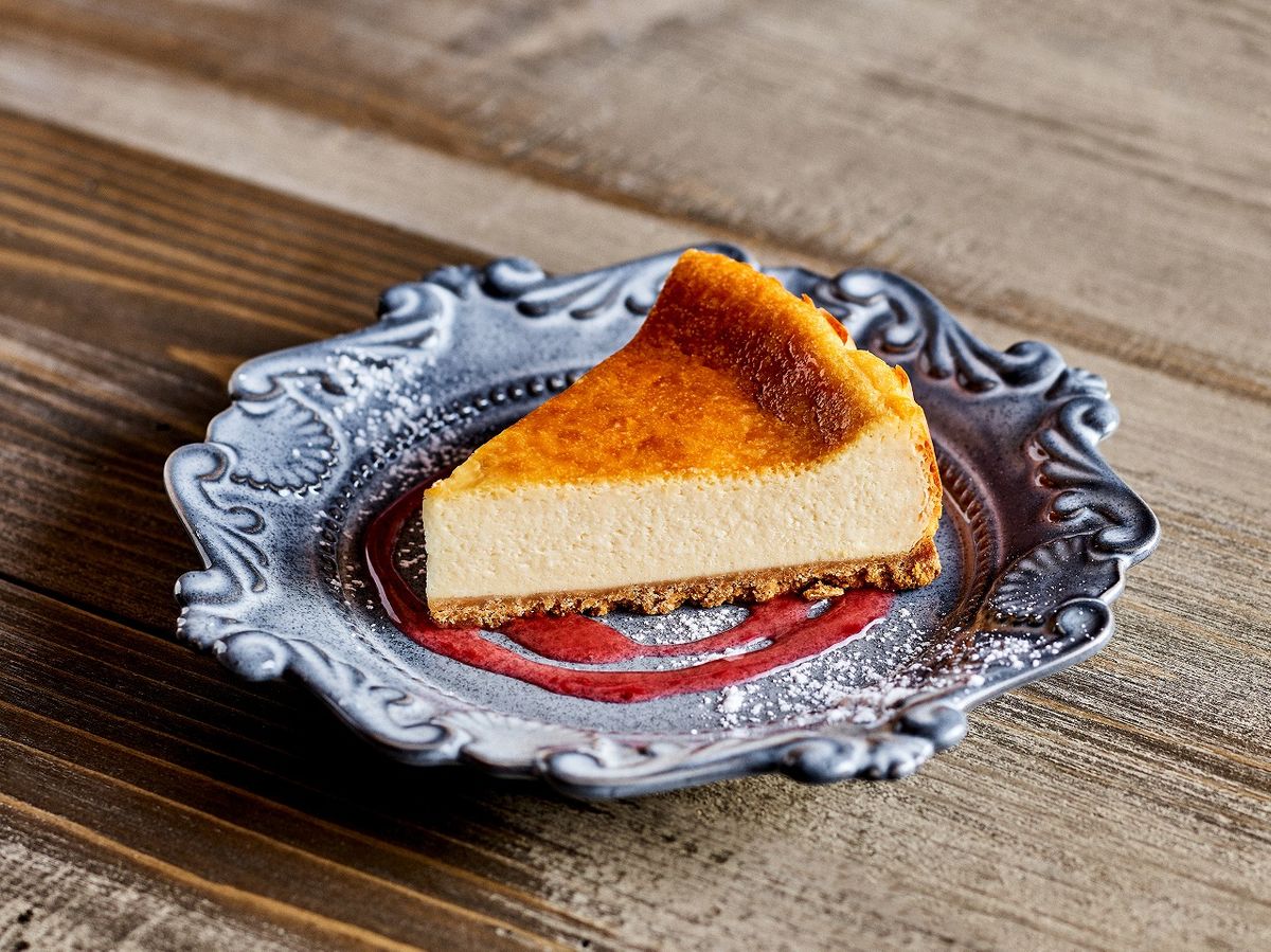 『喫茶モーニング』アーモンドミルクベイクドチーズケーキ
