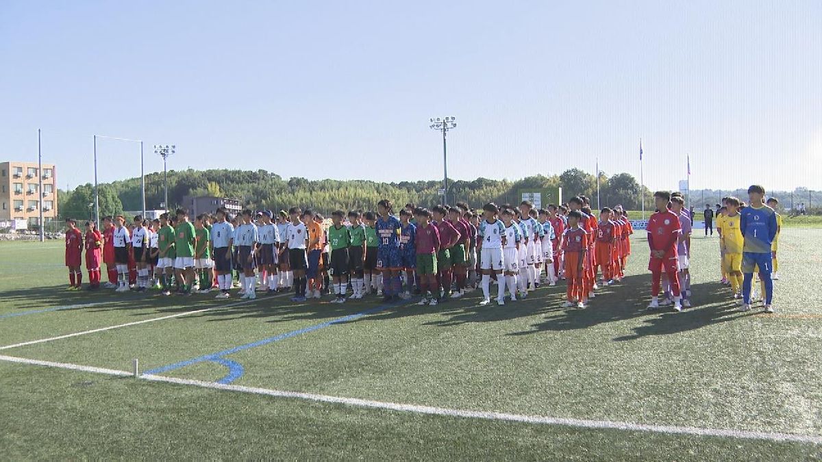 「フジパンCUP 東海大会」12歳以下のサッカーチーム、熱戦を繰り広げる　愛知・日進市