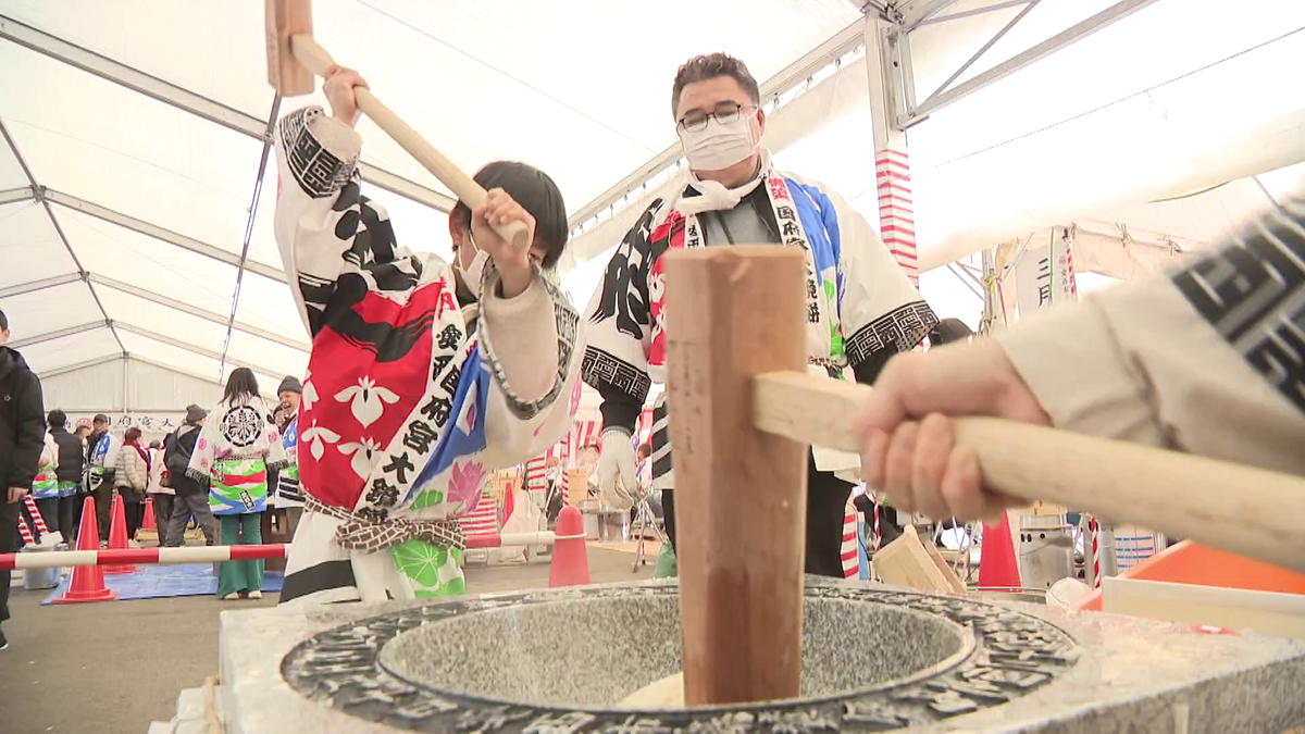 国府宮はだか祭まであと3日!開催地が変わる大餅つき!? 会場の主役は烏帽子姿の“神男”