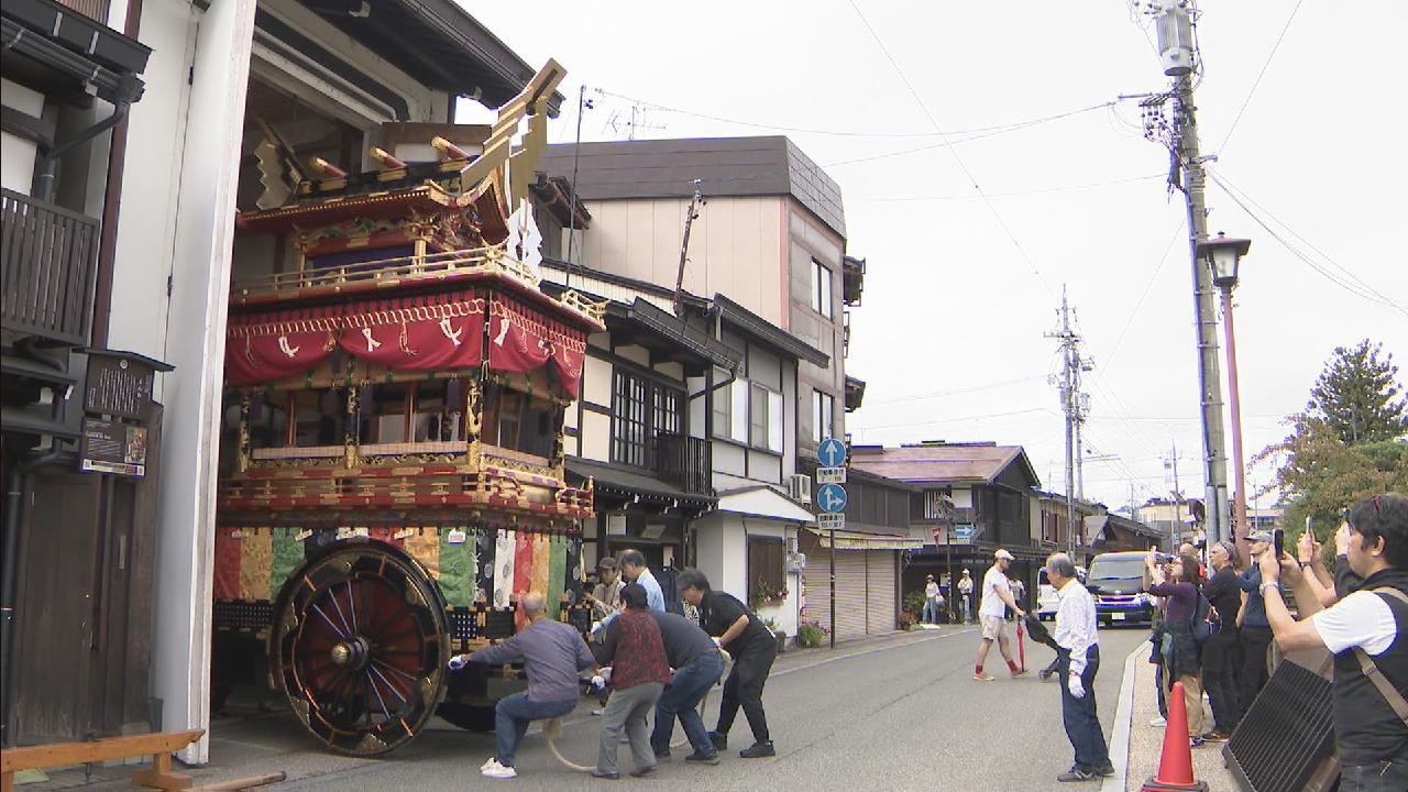 秋の高山祭」に向けて 祭り屋台の準備が進む 来月9日10日に開催 岐阜