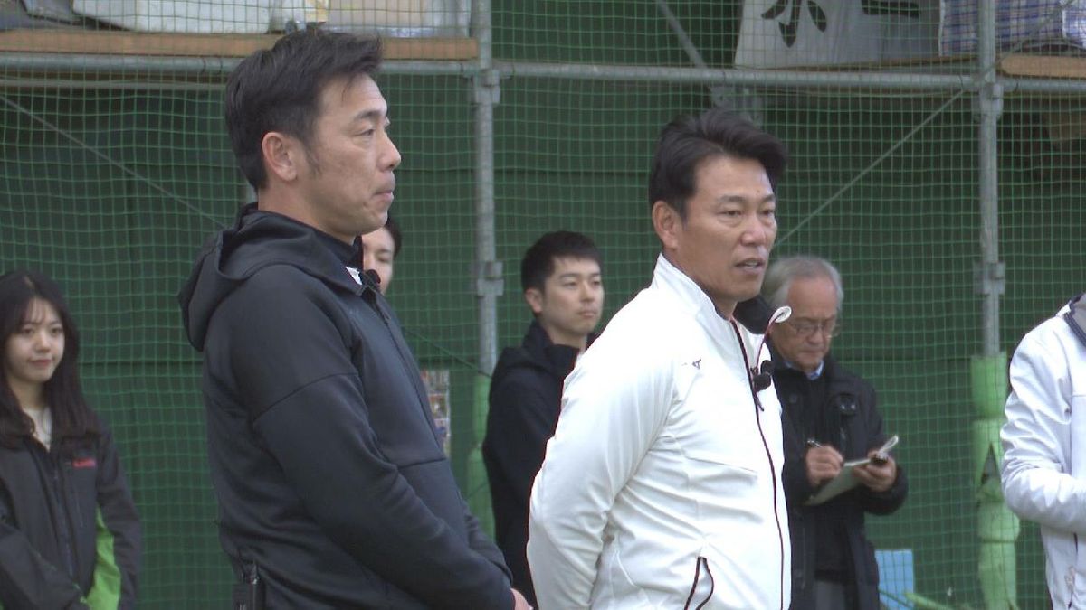 中日ドラゴンズOB・井端弘和さんらが野球教室に参加　名古屋市・港区