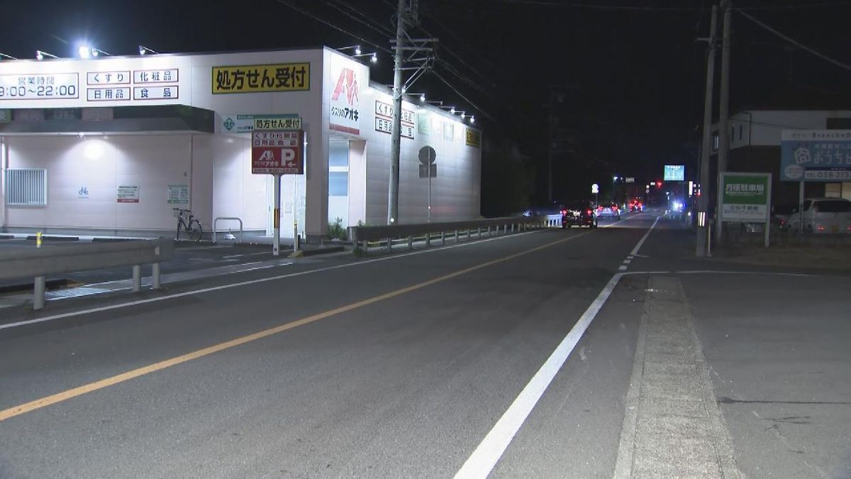 自転車とバイクの事故　女性(84)死亡　岐阜・各務原市　