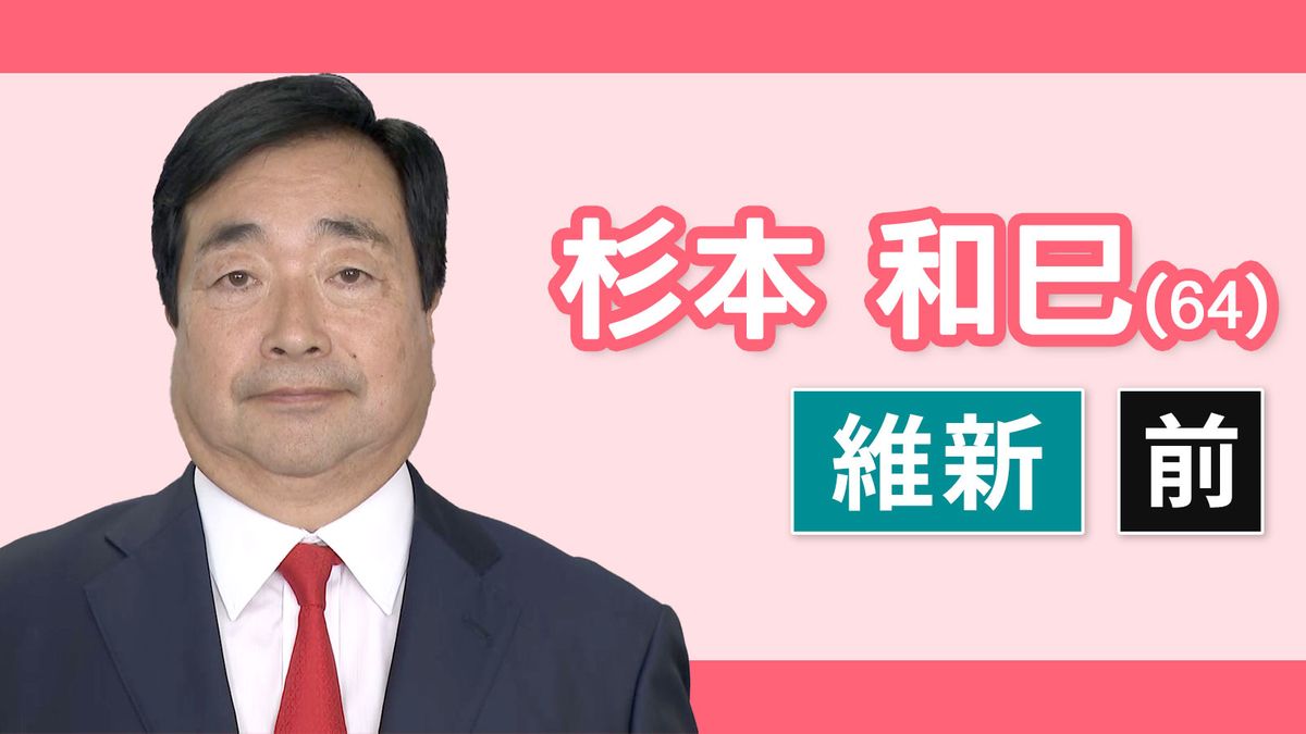 【愛知10区】杉本和巳（日本維新の会・前職）