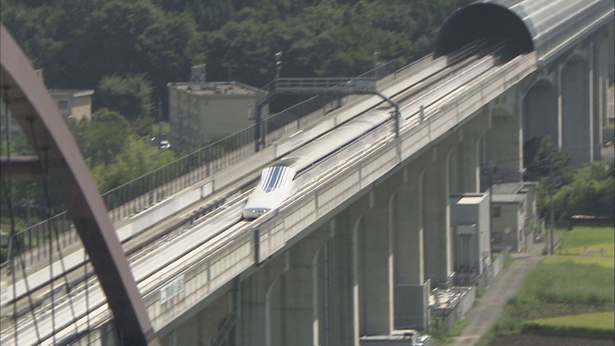 リニア中央新幹線　山梨県と長野県の一部の工事の完了が2027年より遅れることを初めて明らかに　JR東海
