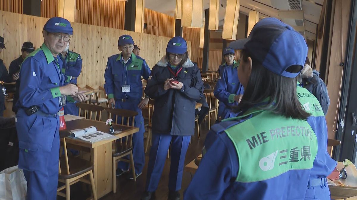 南海トラフ巨大地震に備え　代替施設での対応訓練　三重・熊野市　津波で庁舎が使えないことを想定