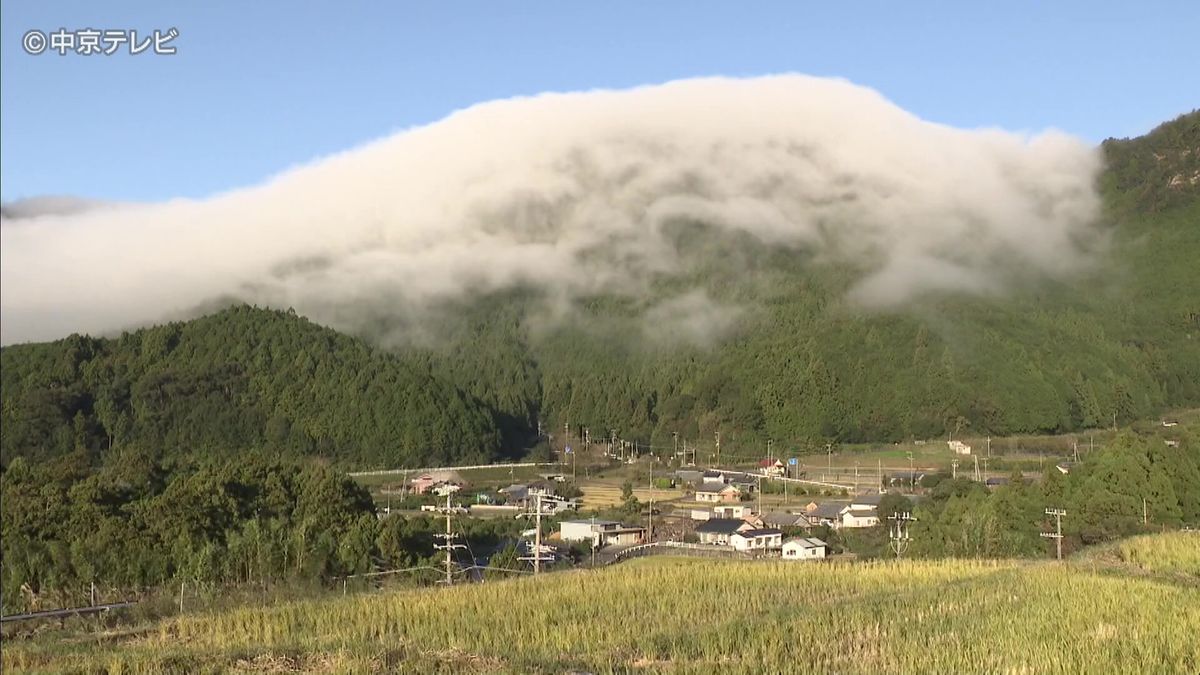 【風伝おろし】晴れて冷え込んだ冬の日の朝に見られる現象　三重・御浜町