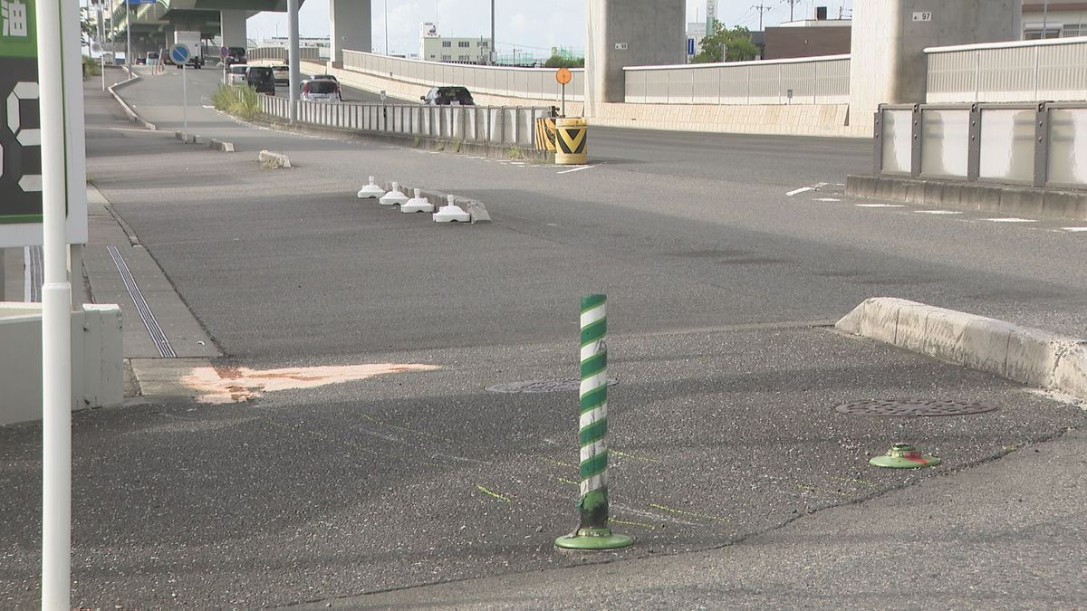 側道走行中の白バイと側道に入ろうとした乗用車が衝突する事故　白バイ運転の男性巡査部長(37)が軽傷か　名古屋・西区