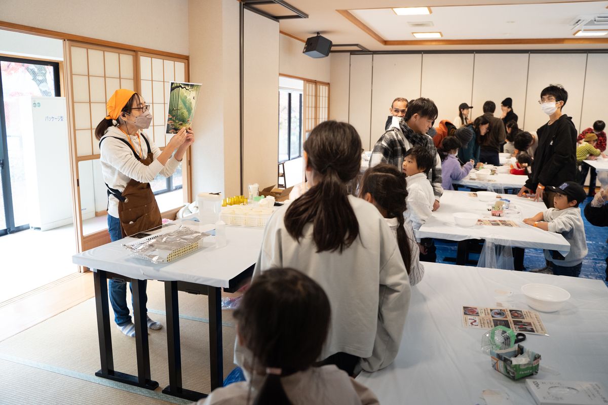 今月8日に行われた「里山のクリスマス 」の様子（写真提供／こだわりん）