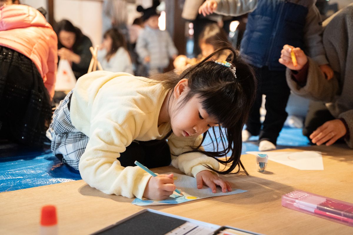 今月8日に行われた「里山のクリスマス 」の様子（写真提供／こだわりん）