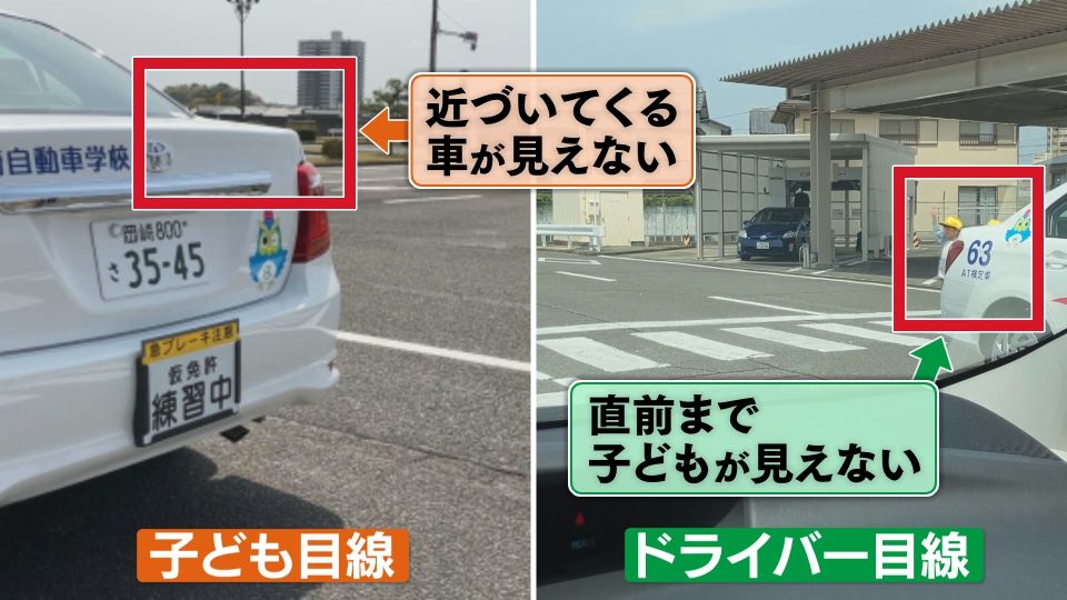 子どもとドライバーの目線の違い
