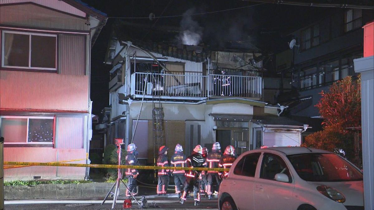 木造2階建ての住宅が全焼する火事で1人死亡 　住人の男性（82）か　愛知・豊橋市