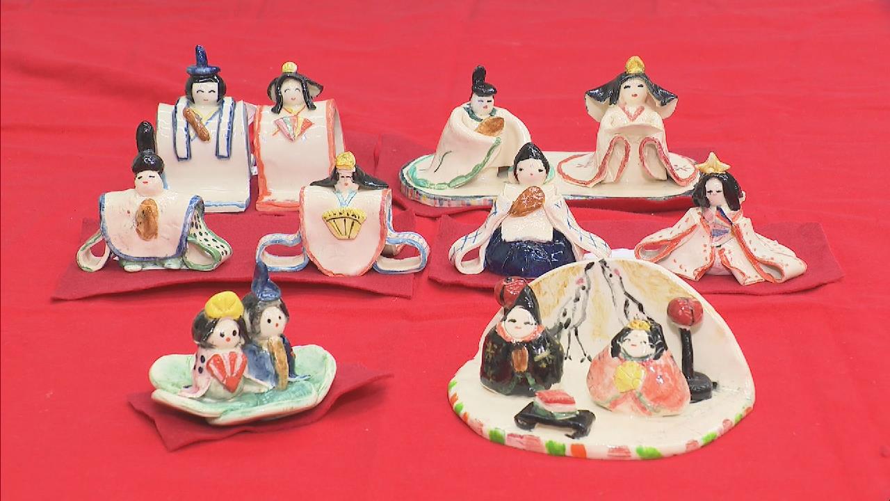 手作り陶器雛人形10体セット