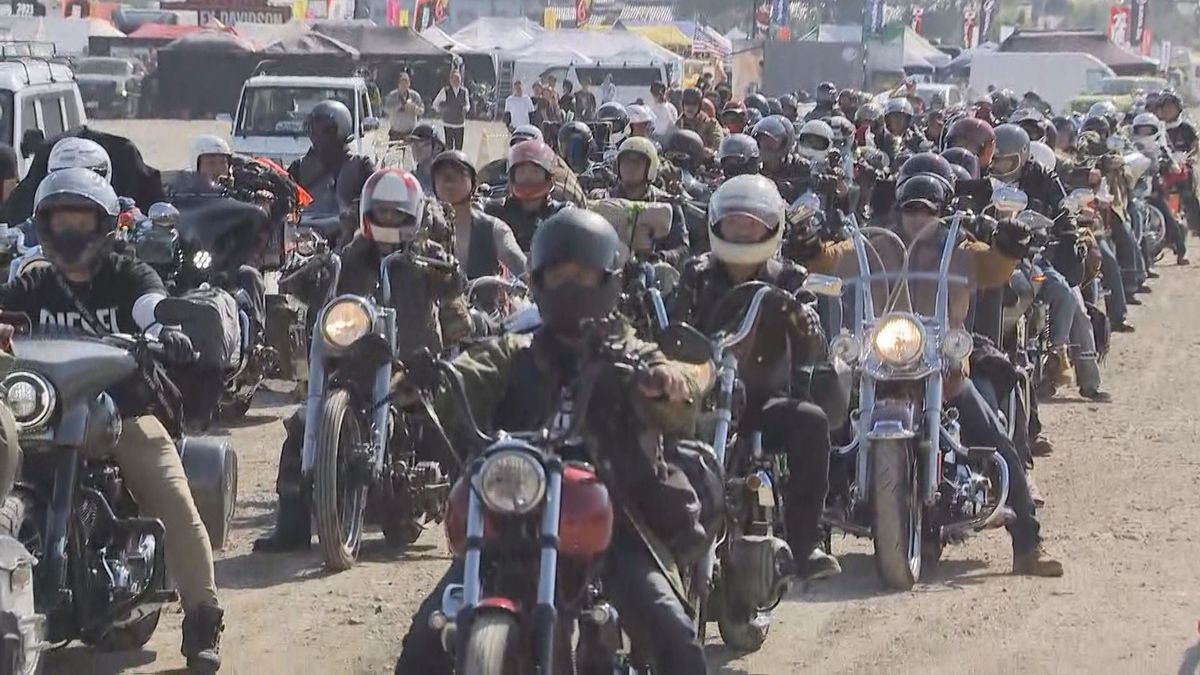 ハーレー5000台が三重県尾鷲市に集結　3日間のバイクイベントはじまる