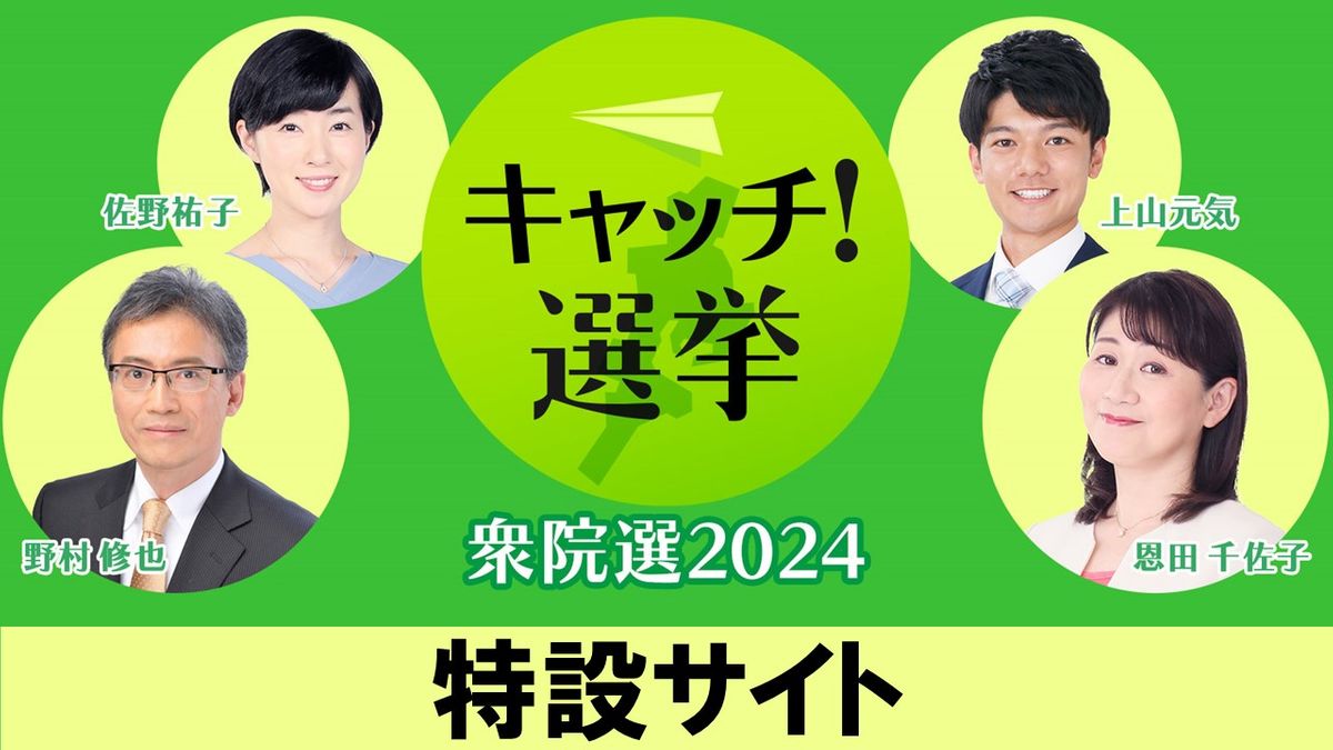 【衆院選2024】特設サイト