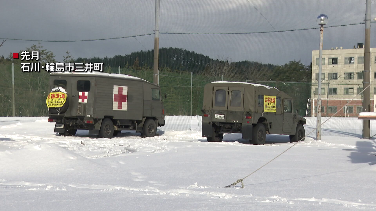 学校は自衛隊や総務省の前線拠点へ