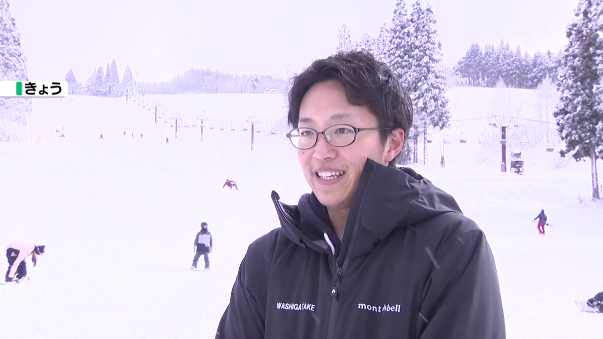 鷲ヶ岳スキー場の井本さん