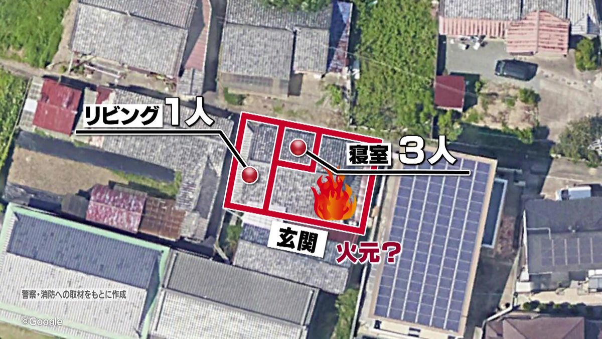 Photo: 日テレNEWS NNN Four bodies found in Tsu, Mie Prefecture residential fire