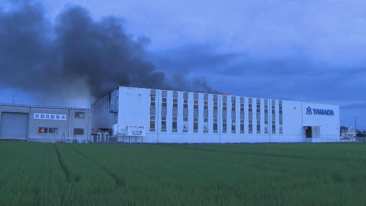 愛知・津島市で工場火災　けが人なし　プラスチック製の部品などが燃える