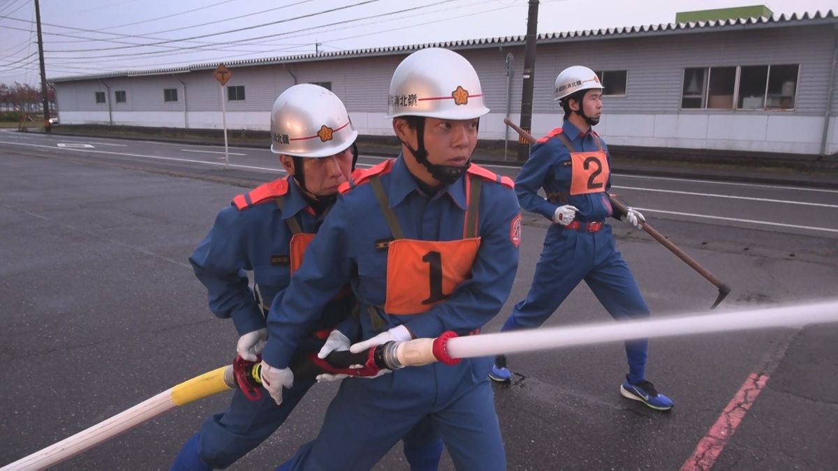 安全で速やかな消火活動で優勝を 全国消防操法大会出場のあわら消防団第3分団が意気込み 小型ポンプの部に出場のサムネイル