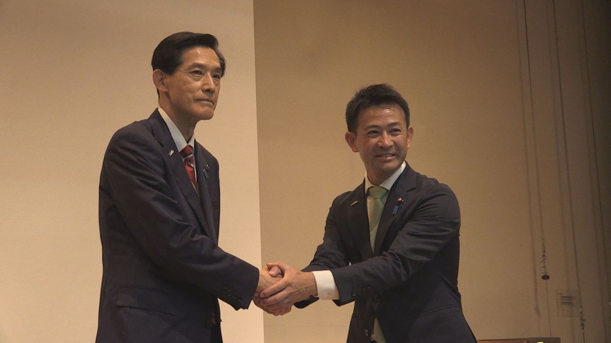 小浜市長選挙を前に政策発表会 現職と新人 立候補予定者2人が意見交わす