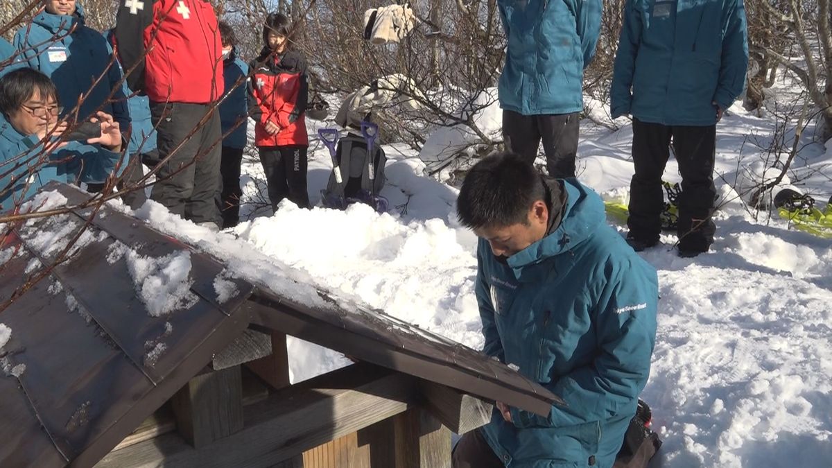 「たくさん雪降って」 スキージャム勝山で豊雪祈願 12月16日オープン予定 山頂付近では積雪85センチ