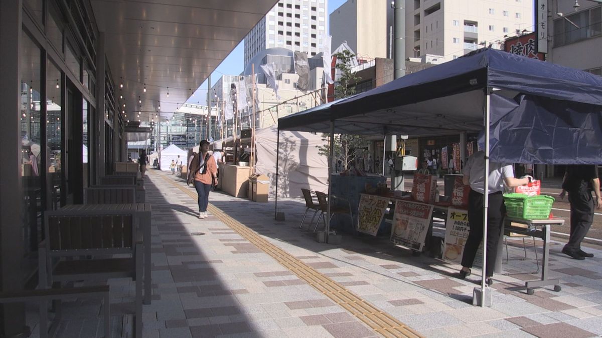 縁日などにぎわう「ふくまち誕生祭」　生まれ変わった福井駅前アピール　フクマチブロックで12日まで開催中