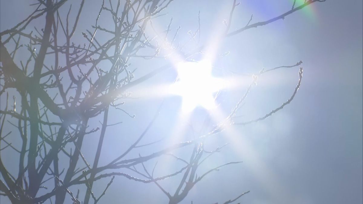 4月上旬並みの暖かさに 予想最高気温は福井・敦賀で15度 朝晩の寒暖差大きく、体調管理に注意を