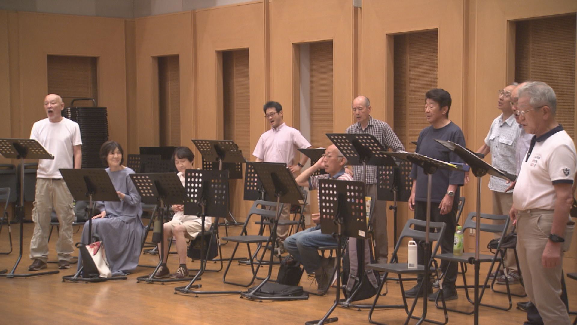 やわらかく 力強いハーモニーが魅力 男声合唱団ダンネリオンが7月の演奏会に向け 練習に打ち込む 