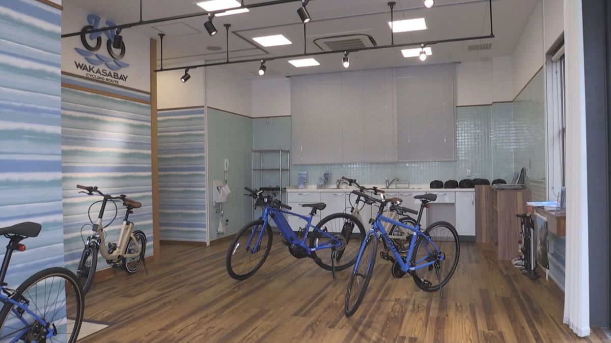 サイクリストの玄関口に 高浜町に自転車に特化した施設が完成