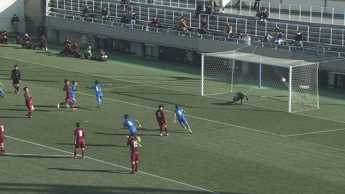 高校サッカー 福井代表・丸岡 佐賀代表の佐賀東に後半アディショナルタイムにPKを決められ0-1で敗れる