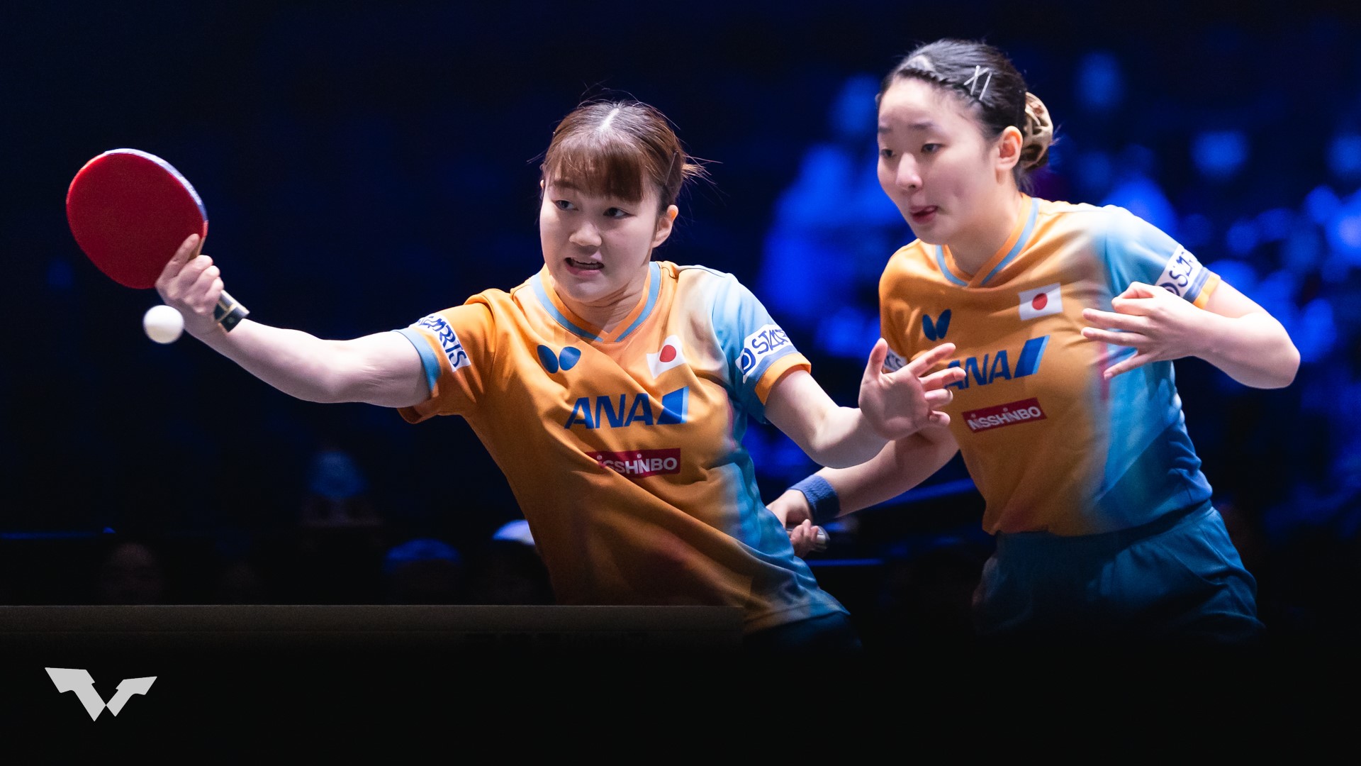 大藤・張本ペアが準優勝 女子ダブルス 卓球国際大会「ヨーロッパ