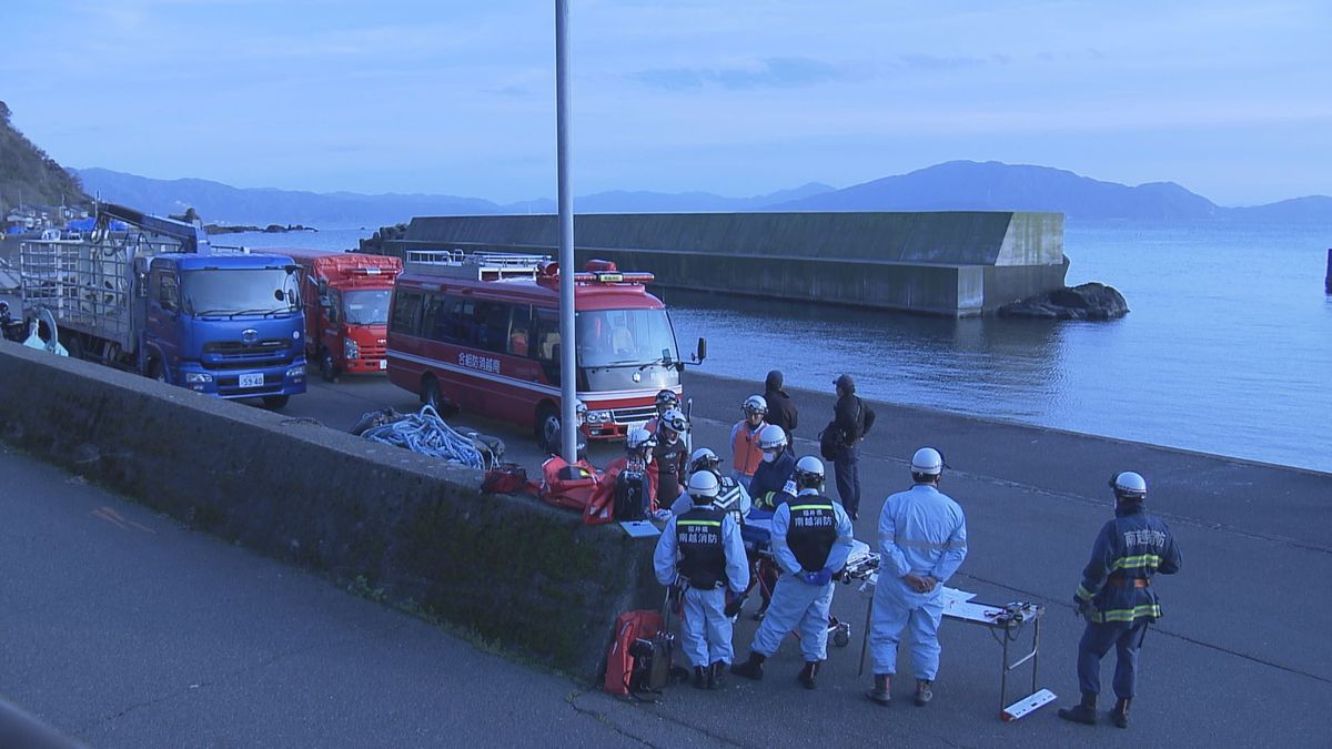 南越前町の海岸で男性の遺体を発見 先月から不明の70代漁師か