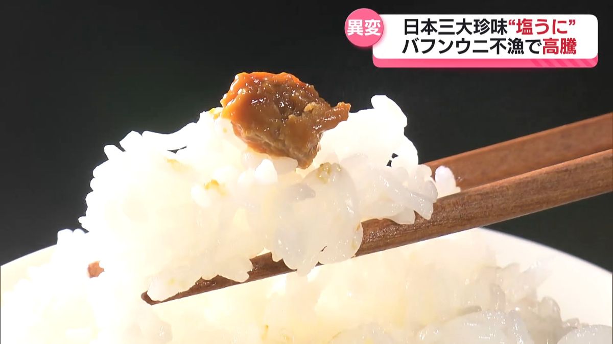 特集】高級珍味「塩うに」値上げ 原料のバフンウニ漁獲量激減 海水温